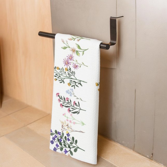 Farbenfrohe Sommer-Wildblume-Muster Geschirrtuch (Von Creator hochgeladen)