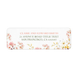 Farbenfrohe Sommer-Wildblumen Niedlich