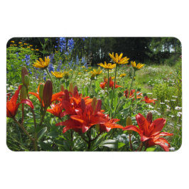 Farbenfrohe Sommergärten! Magnet