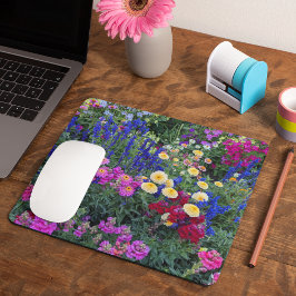 Farbenfrohe Sommergarten Mousepad