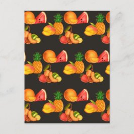 Farbenfrohe Sommerküche Postkarte