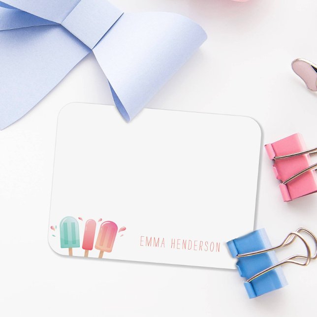 Farbenfrohe Sommerpopsift für ihre Note Card Mitteilungskarte (Von Creator hochgeladen)