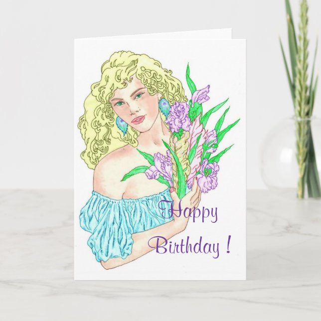 Farbenfrohe Sommersonne Karte (Vorderseite)