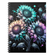 Farbenfrohe Sonnenblumen 2 Notebook