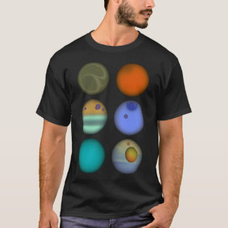 Farbenfrohe Sonnenkollektoren T-Shirt