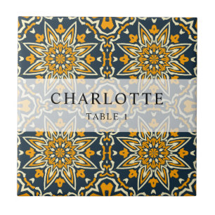 Farbenfrohe Spanische Pattern Hochzeitstil-Platzka Fliese