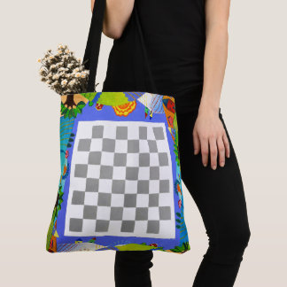 Farbenfrohe Spaß- und spielbare Spielbretttasche
