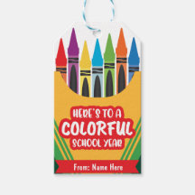 Farbenfrohe, spielerische Crayola Farbe erster Sch