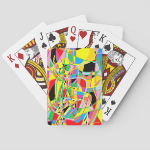 Farbenfrohe Spielkarten Multicolor Abstrakt