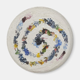 Farbenfrohe Spirale Kühlschrank Magnet