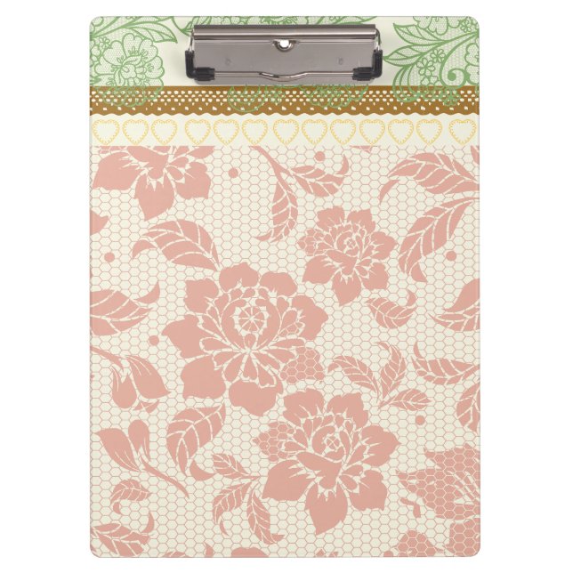 Farbenfrohe Spitzentechnologie für Designer-Projek Klemmbrett (Vorderseite)