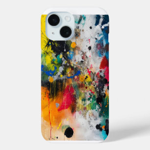 Farbenfrohe Splashes Abstrakte Kunst Case-Mate iPhone Hülle