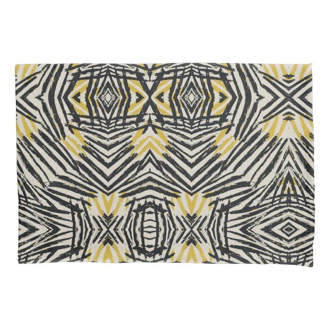 Farbenfrohe Splashes und dynamische Linien Kissenbezug (Vorderseite)