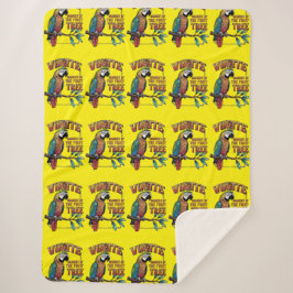 Farbenfrohe Splendor: Papagei im schimmernden Para Sherpadecke