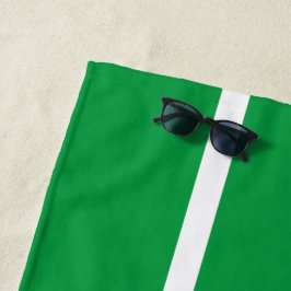 Farbenfrohe Sportfreude Kühne Kelly Green White St Strandtuch