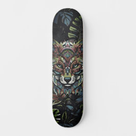 Farbenfrohe Stadtstraße Inspiriert Jungle Fox Skateboard