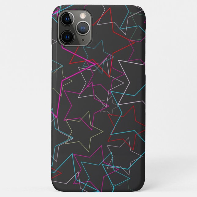 Farbenfrohe Star Pattern Gerste Es iPhone Fall Case-Mate iPhone Hülle (Rückseite)