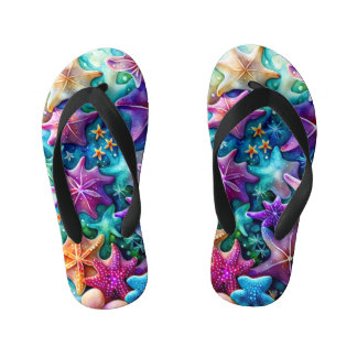 Farbenfrohe Starfish-Paare von Flip Flops