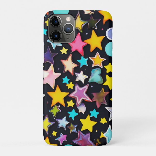 Farbenfrohe Stars iPad-Fall Case-Mate iPhone Hülle (Rückseite)