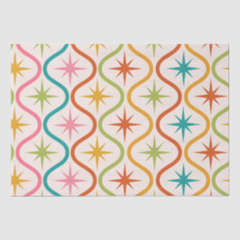 Farbenfrohe Sternexplosionen aus dem Mittelalter a Seidenpapier