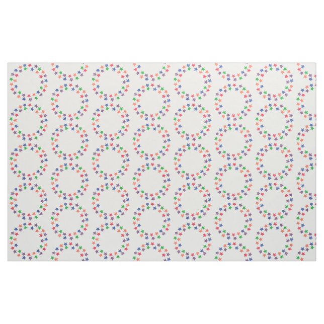 Farbenfrohe Sternkreise Rundmuster Stoff (Fat Quarter (45,7 x 55,9 cm))