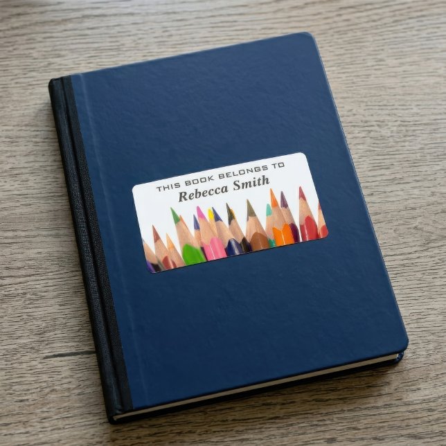 Farbenfrohe Stifte Buchschilder | BUCHZEICHEN (Von Creator hochgeladen)