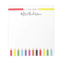 Farbenfrohe Stifte Hinweis des Lehrers