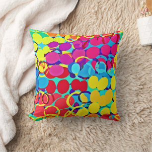 Farbenfrohe Stilelemente und Chic Spectrum Pattern Kissen