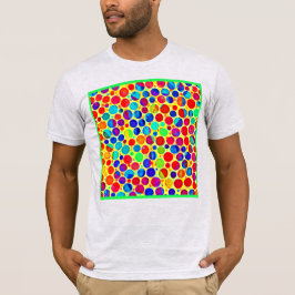 Farbenfrohe Stilelemente und elegantes Muster T-Shirt