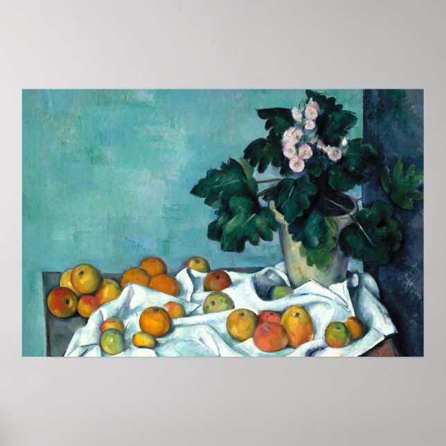Farbenfrohe Stillleben Malerei Poster (Vorne)
