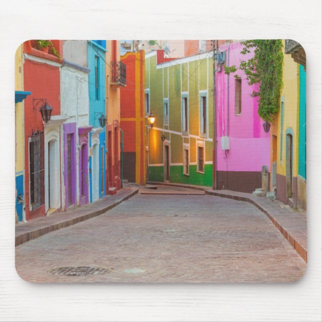 Farbenfrohe Straßenszene Mousepad (Vorne)
