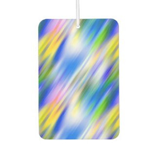 farbenfrohe Streifen Autolufterfrischer