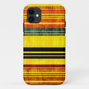 Farbenfrohe Streifen grunge Textur Case-Mate iPhone Hülle