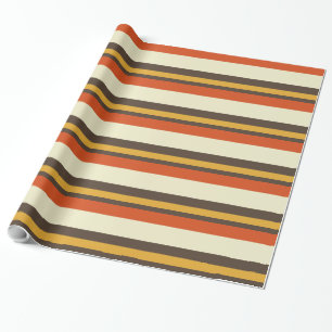 Farbenfrohe Streifen Muster 2 Geschenkpapier