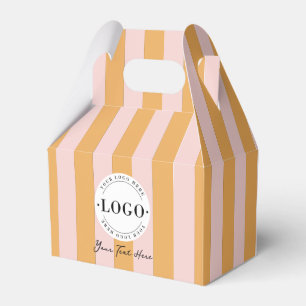 Farbenfrohe Streifen Unternehmen Geschenke für die Geschenkschachtel