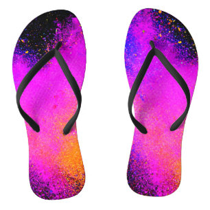 Farbenfrohe Stromausfall Flip Flops