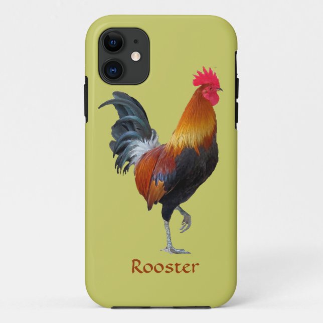 Farbenfrohe Strutting Rooster iPhone 5 Casemate Case-Mate iPhone Hülle (Rückseite)