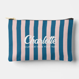Farbenfrohe, stylische, helle Minimalistische Stre Zubehörtasche