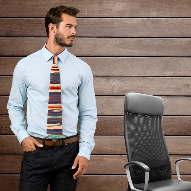 Farbenfrohe südwestliche Motive abstrakt zeitgenös Krawatte (Von Creator hochgeladen)