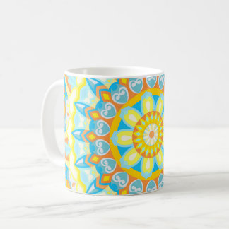 Farbenfrohe Summer Mandala Tasse