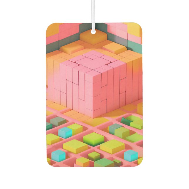 Farbenfrohe Süße Autolufterfrischer (Vorderseite)