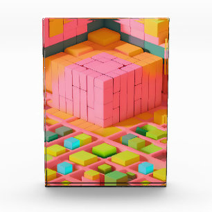 Farbenfrohe Süße Fotoblock