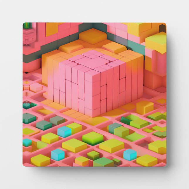 Farbenfrohe Süße Fotoplatte (Vorderseite)