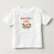 Farbenfrohe süße Fun Candy Birthday Girl Kleinkind T-shirt (Vorderseite)