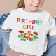 Farbenfrohe süße Fun Candy Birthday Girl Kleinkind T-shirt (Colorful Sweet Fun Candy Birthday Girl Toddler T-shirt)