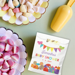 Farbenfrohe Sweet Fun Candy Theme Kinderdusche Geschenktütchen