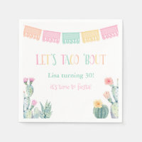 Farbenfrohe Taco über eine Fiesta Baby Dusche