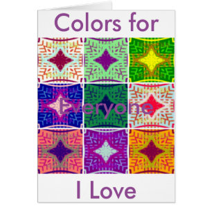 Farbenfrohe Tafel: Ein sternes Design