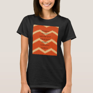 Farbenfrohe Tage im Week-Muster T-Shirt