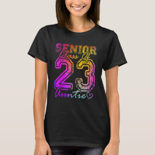 Farbenfrohe Tante Niedliches Herzstudium Senior 2 T-Shirt